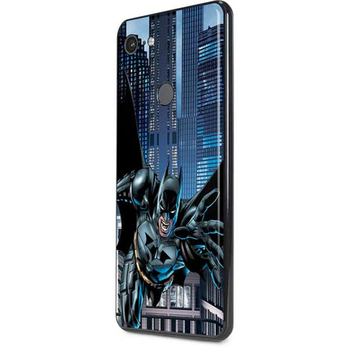 DC Comics Batman Dark Knight Comic Art Action Pose Google Pixel 3 XL Skin
